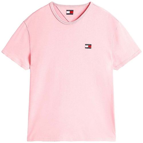 T-shirt & Polo Reg Logo Badge T-Shirt Pink - Tommy Jeans - Modalova