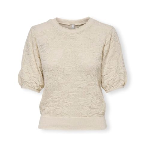 Maglione Only Ella Knit - Ecru - Only - Modalova