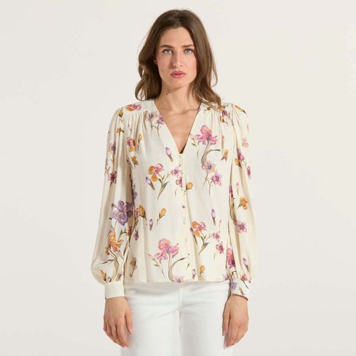 Camicia camicia in crêpe de Chine a fiori - Twin set - Modalova