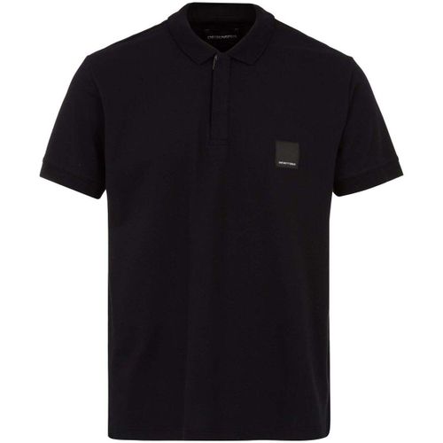 T-shirt & Polo Lounge Quarter Zip Polo Shirt Black - Emporio armani - Modalova