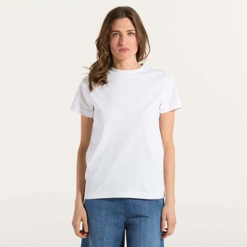 T-shirt T-shirt mezze maniche ricamo logo bianca - Pinko - Modalova