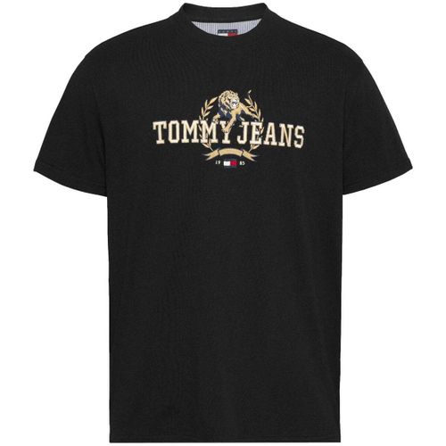 T-shirt & Polo Embroidered Varsity T-Shirt Black - Tommy Jeans - Modalova