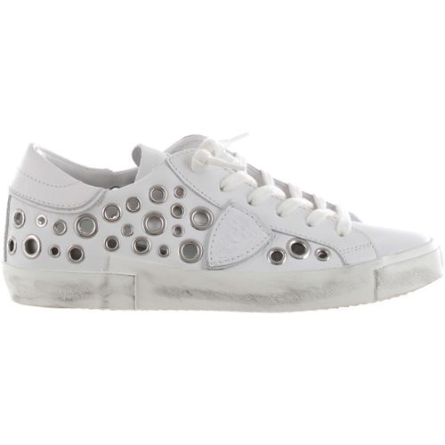 Sneakers Sneaker paris x low in pelle con borchie - Philippe Model - Modalova