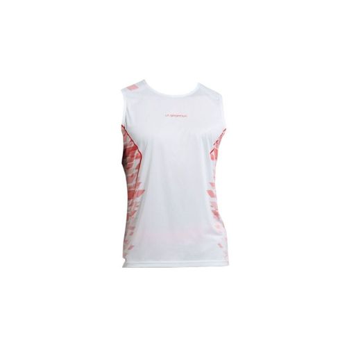 T-shirt senza maniche Canotta Pacer Uomo Chalk/Muntain Red - La sportiva - Modalova