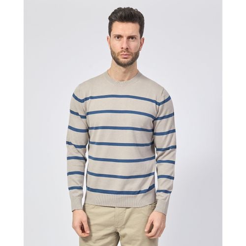 Maglione Maglia in cotone con righe a contrasto - Sette/Mezzo - Modalova