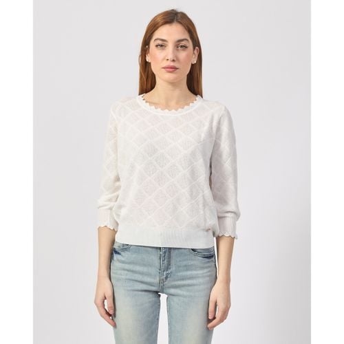 Maglione Maglia girocollo traforata - Yes Zee - Modalova