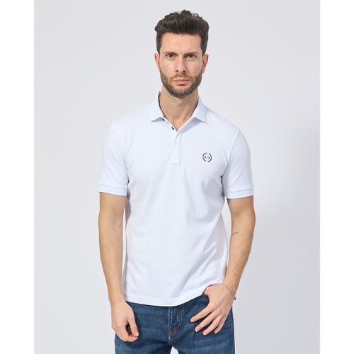 T-shirt & Polo Polo piqué elasticizzato slim fit - EAX - Modalova