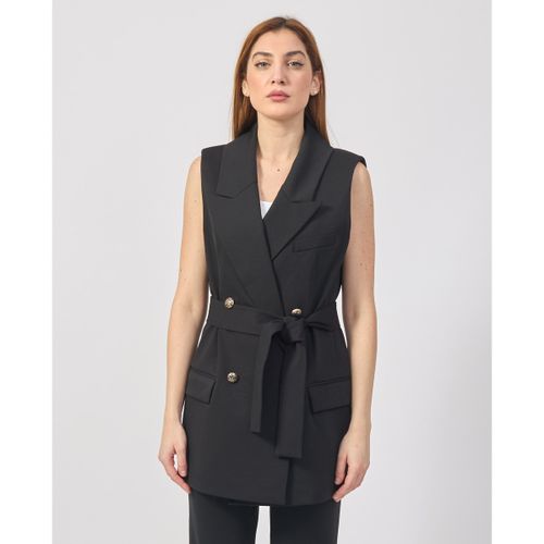 Gilet / Cardigan Gilet lungo con cintura - Yes Zee - Modalova