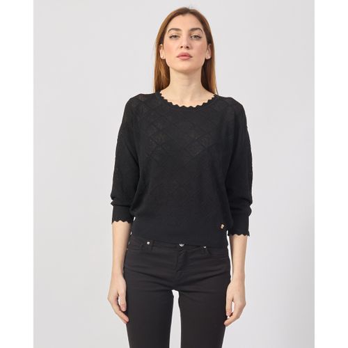 Maglione Maglia girocollo traforata - Yes Zee - Modalova