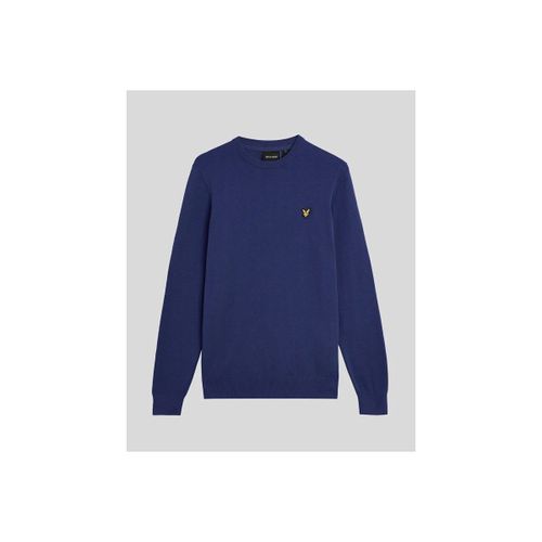 Maglione KN2136V COTTON CREW-X568 DEEP INDIGO - Lyle & Scott - Modalova