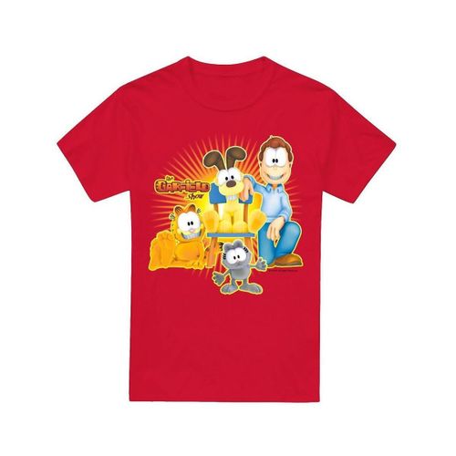 T-shirts a maniche lunghe Say Cheese - Garfield - Modalova