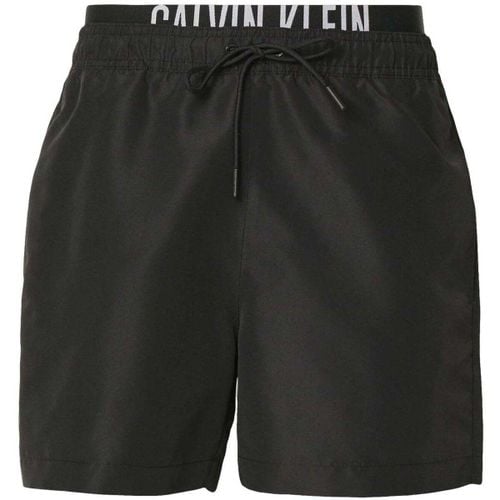 Costume / Bermuda da spiaggia Double Waistband Swim Shorts Black - Calvin Klein Jeans - Modalova