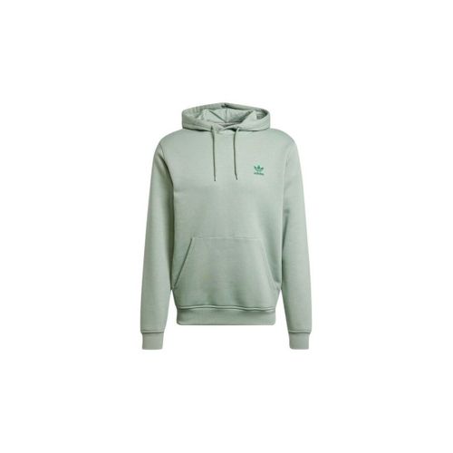 Felpa Maglia Trefoil Essential Hoodie Uomo Silver Green - Adidas - Modalova