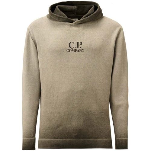 Felpa Cotton Chenille Reverse Plat Knitwear-Hooded - Cp Company - Modalova