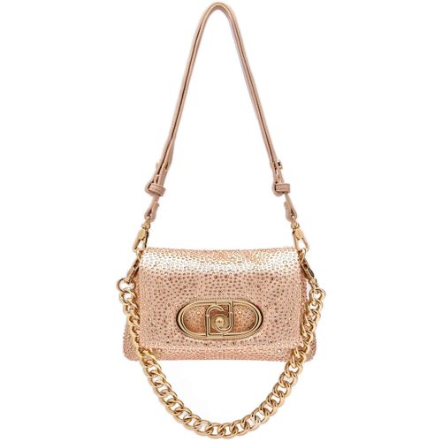 Borsa a tracolla Borsa crossbody lapuffy small in raso e strass - Liu jo - Modalova