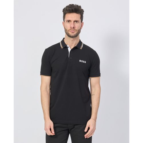 T-shirt & Polo Polo uomo nera in misto cotone - Boss - Modalova