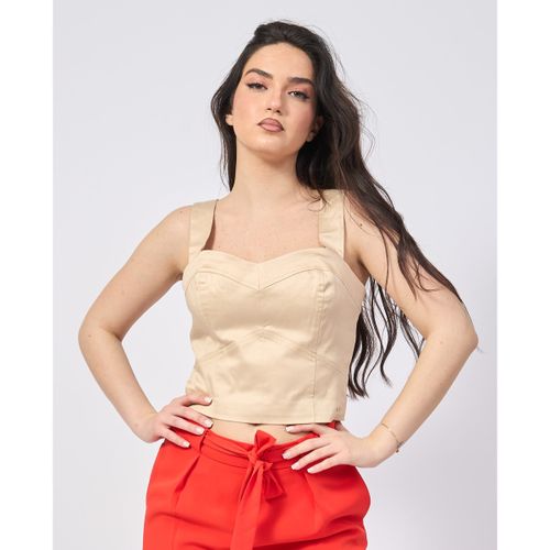 Top Top bustier con zip sul retro - Guess - Modalova