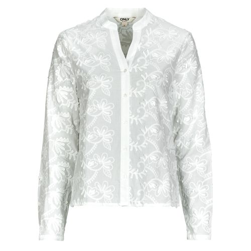 Camicetta ONLCARMEN FR L/S 3D EMB SHIRT - Only - Modalova