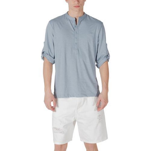 Polo maniche lunghe REGULAR FIT WITH EMBROIDERED LOGO MMKL00334-FA100260 - Antony morato - Modalova