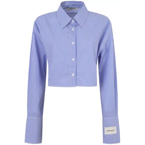 Camicia Camicia rigata bianca-celeste per donna - Hinnominate - Modalova