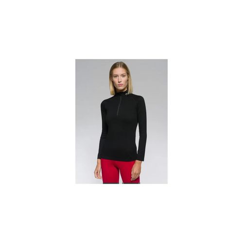 T-shirts a maniche lunghe T-shirt LS Half Zip Donna Nera - Rewoolution - Modalova