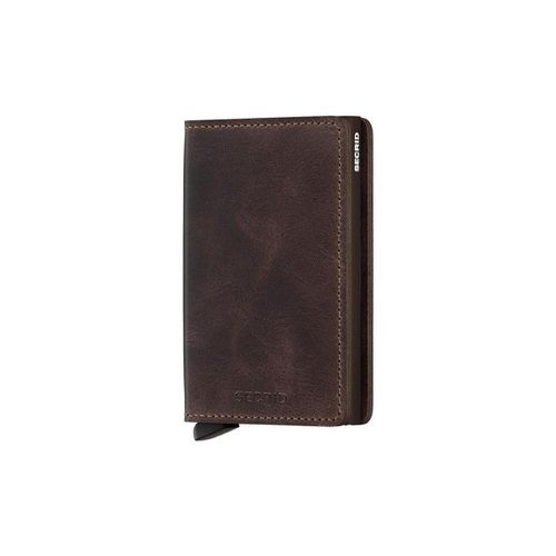 Portafoglio Slimwallet Vintage - Chocolate - Secrid - Modalova