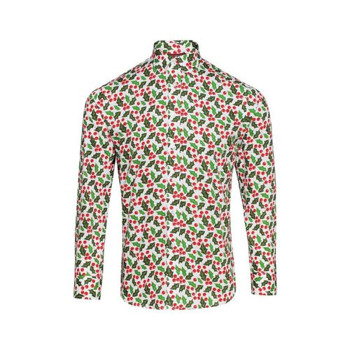 Camicia a maniche lunghe CS001 - Christmas Shop - Modalova