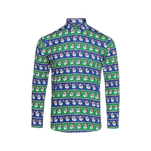 Camicia a maniche lunghe CS001 - Christmas Shop - Modalova