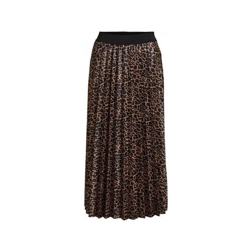 Gonna Nitban Skirt - Print Tiger Eyes Lia - Vila - Modalova