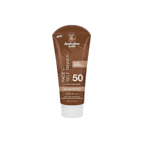 Protezione solari Face Self Tanner Spf50 Sunscreen - Australian Gold - Modalova