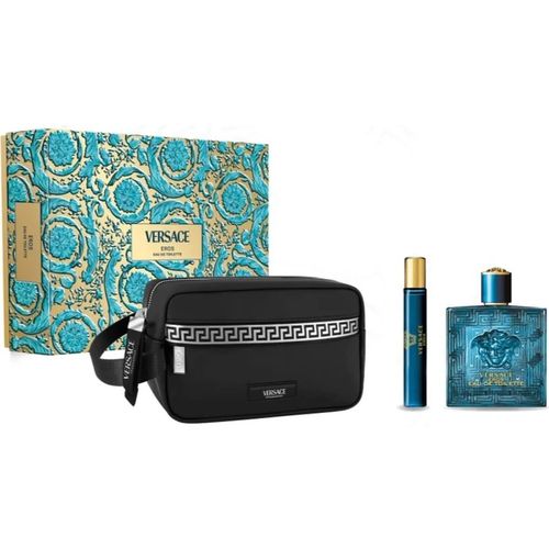 Cofanetti di profumi Set - Eros colonia 100ml +colonia 10ml + Trou - Versace - Modalova