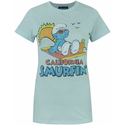 T-shirts a maniche lunghe California Smurfin' - Junk Food - Modalova