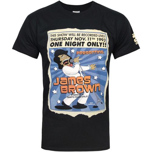 T-shirts a maniche lunghe James Brown One Night - The Simpsons - Modalova