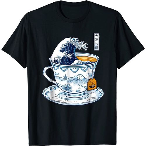 T-shirts a maniche lunghe The Great Kanagawa Tea - Vincent Trinidad - Modalova
