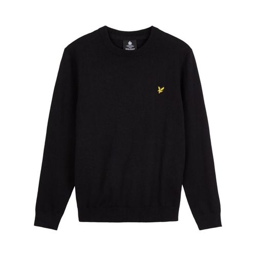 Maglione KN821V CREW NECK-Z865 JET BLACK - Lyle & Scott - Modalova