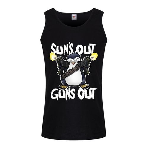 T-shirt senza maniche Sun's Out Guns Out - Psycho Penguin - Modalova