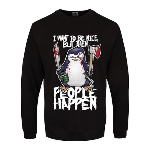 Felpa I Want To Be Nice - Psycho Penguin - Modalova