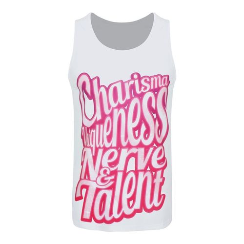 T-shirt senza maniche Charisma Uniqueness Nerve and Talent - Grindstore - Modalova