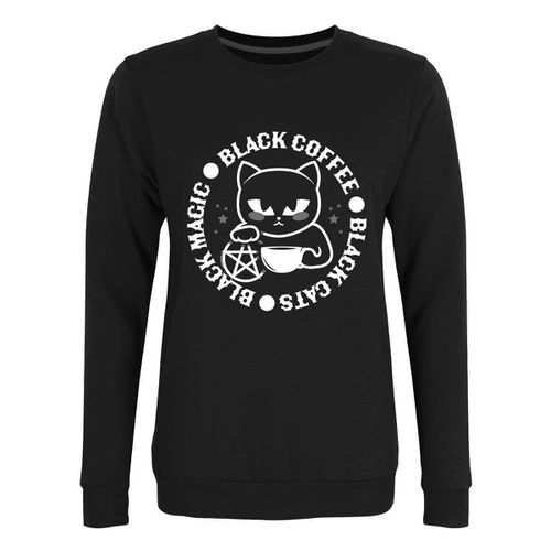 Felpa Black Cats Black Magic Black Coffee - Grindstore - Modalova