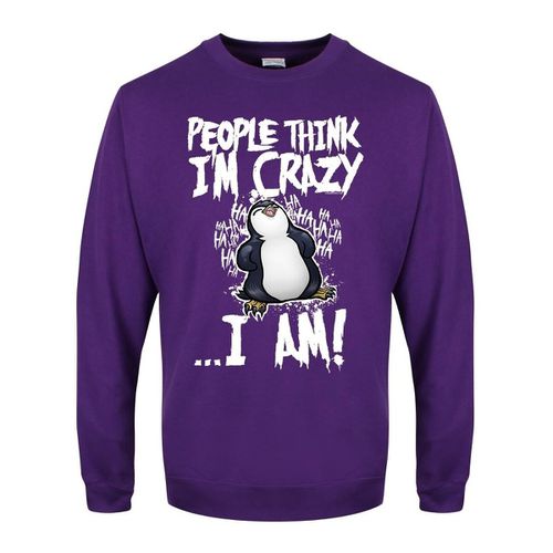 Felpa People Think I'm Crazy - Psycho Penguin - Modalova