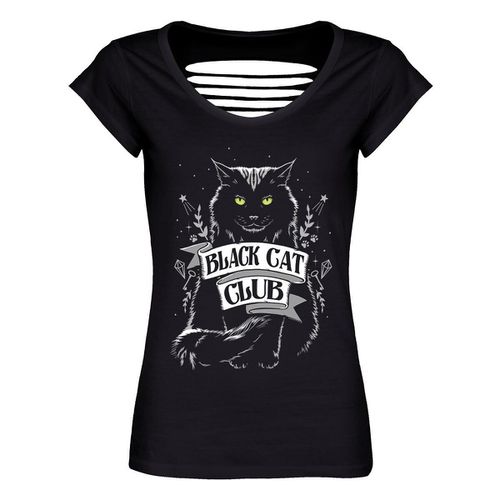 T-shirts a maniche lunghe Black Cat Club - Grindstore - Modalova