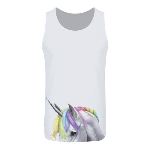 T-shirt senza maniche Rainbow Unicorn - Inquisitive Creatures - Modalova