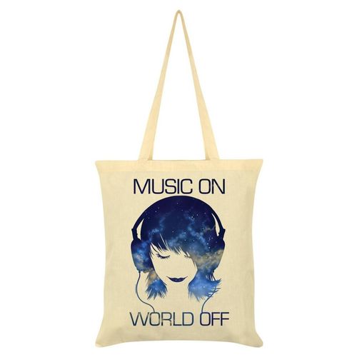 Borsa Shopping Music On World Off - Grindstore - Modalova