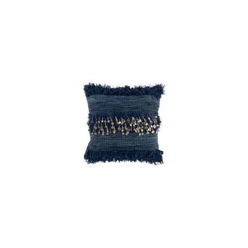 Cuscini COUSSIN BORD MIROIR COT BLEU (45x45x4cm) - J-line - Modalova