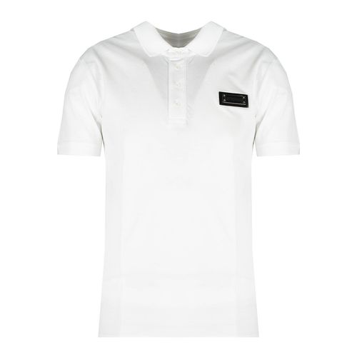 Polo LKT500 731U | Slim Fit Pique Polo with Metal Logo - Les Hommes - Modalova