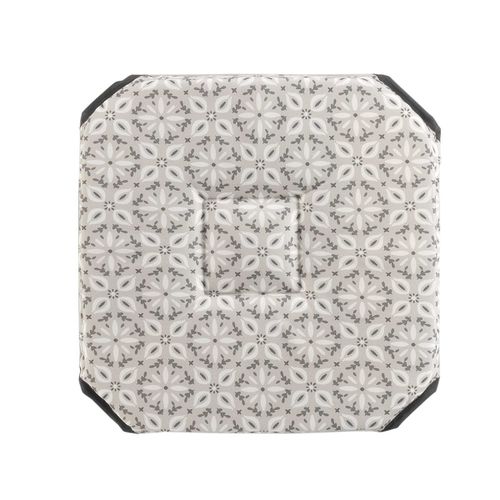 Coprisedia GALETTE 4 RABATS 36 x 36 x 3.5 CM POLYESTER IMPRIME GRIS X2 - Douceur d intérieur - Modalova