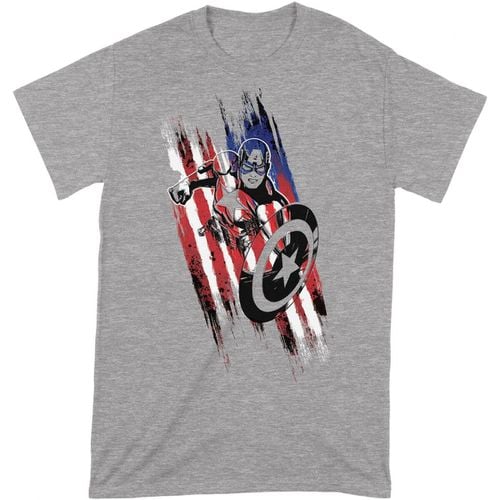 T-shirts a maniche lunghe BI102 - Captain America - Modalova