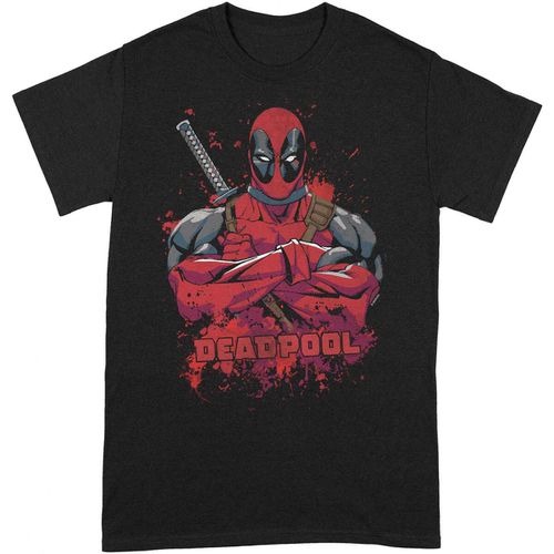 T-shirts a maniche lunghe BI129 - Deadpool - Modalova