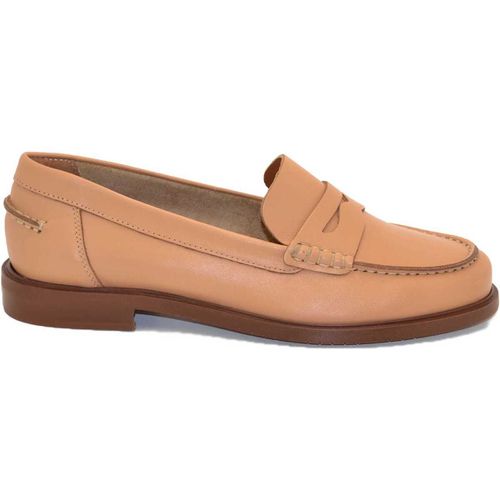 Scarpe MOCASSINO IN CUOIO VITELLO SIFUR 2307 CAMEL ELSA N25 VI - Elisa Lanci - Modalova