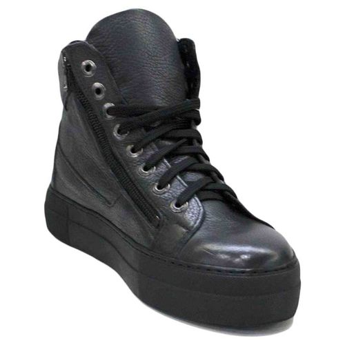 Sneakers alte Sneakers alta due zip fondo comfort alto antiscivolo mod - Malu Shoes - Modalova